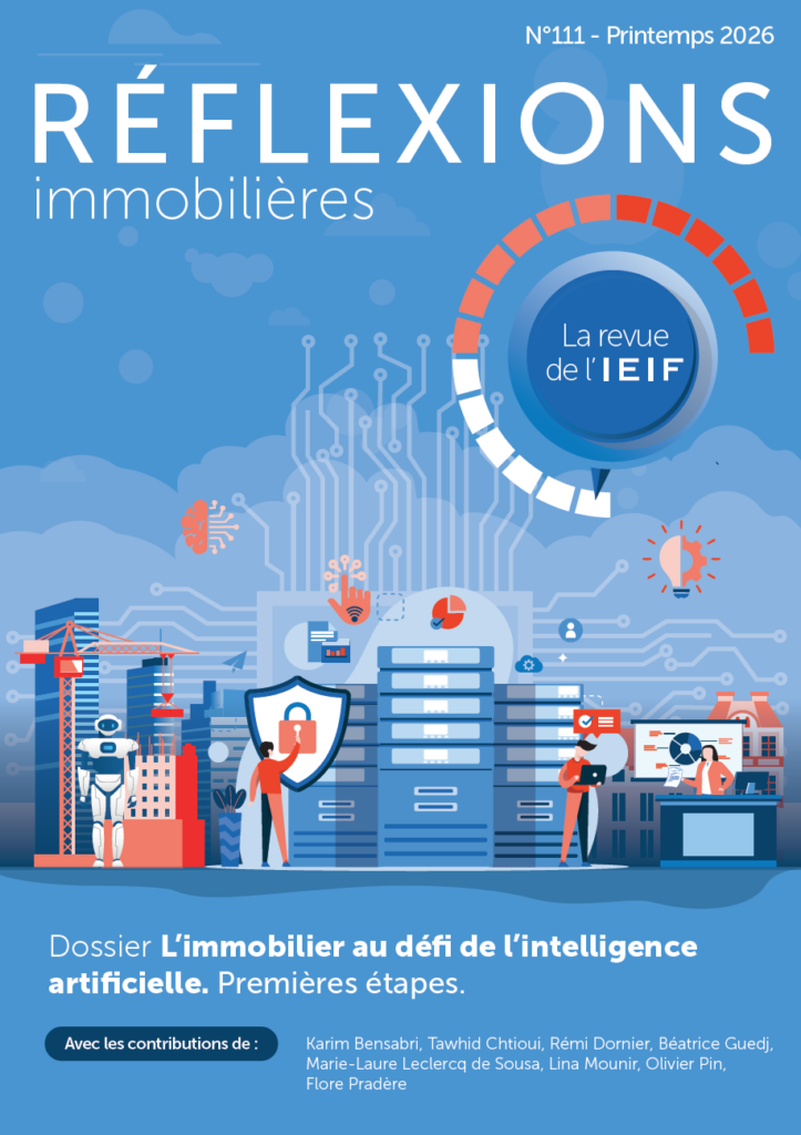 Couverture Réflexions Immobilières N°111