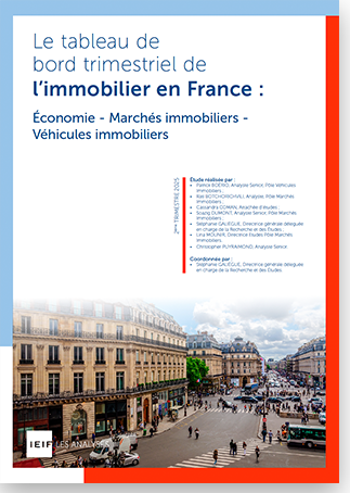 Couverture étude IEIF - Tableau de bord de l’immobilier en France T2 2025